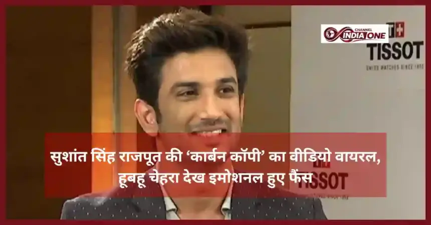 Sushant Singh Rajput Lookalike